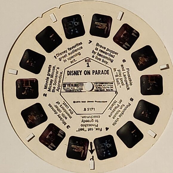 VINTAGE Walt Disney DISNEY ON PARADE View Master Reels 1973 Lot of 3 - Picture 2 of 5